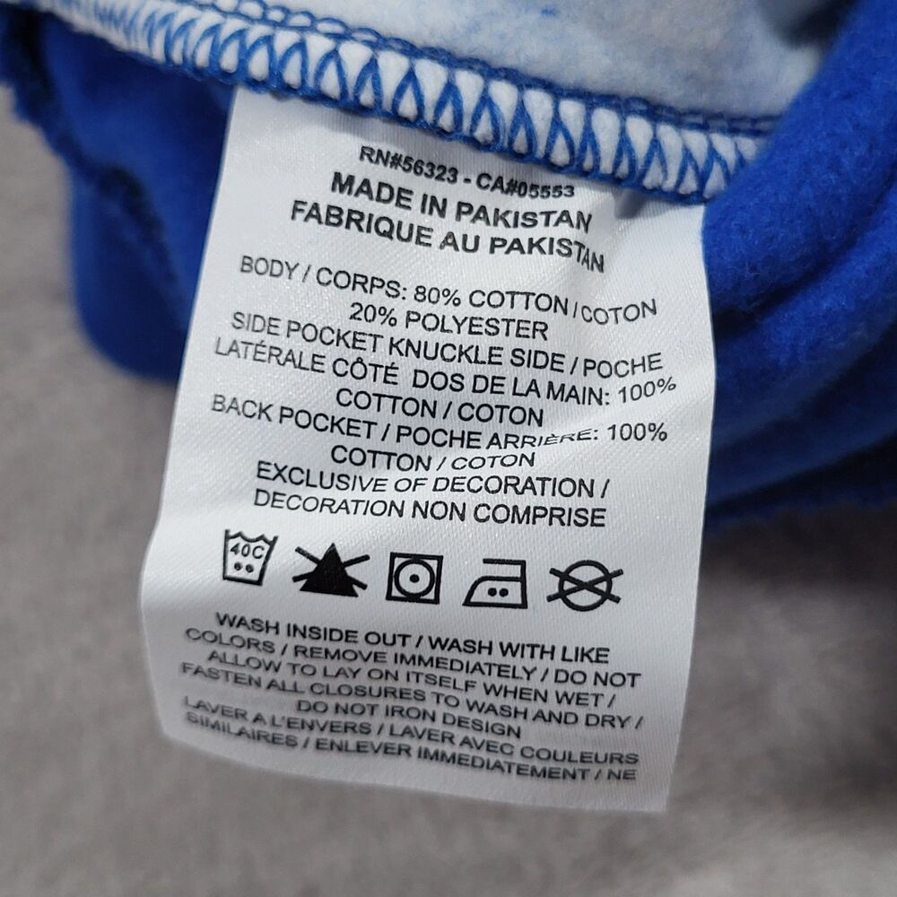 Nike Sportswear Club Fleece Shorts Mens Medium Blue White Colorblock IO9625-480 - Picture 8 of 12